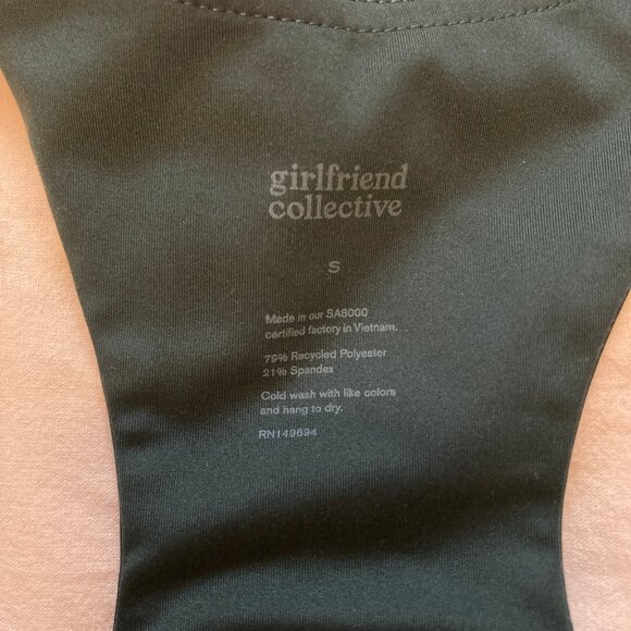 Girlfriend Collective Moss Paloma Racerback Bra - Picture 2 of 5